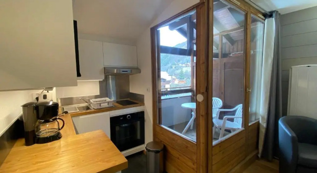 Студия Charmant studio Brides-les-Bains avec Piscine