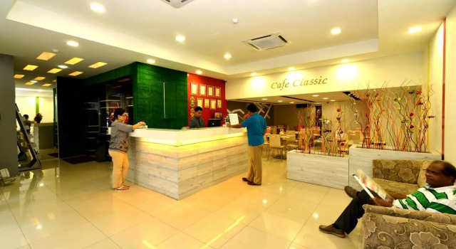Кровать в общем номере Classic Boutique Hotel Kuantan