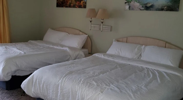 Кровать в общем номере Lazy Dayz Resort