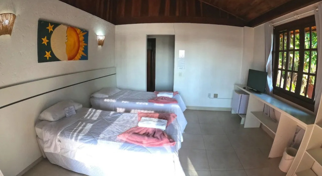 Семейный номер Standard с балконом Hotel Pé na Areia