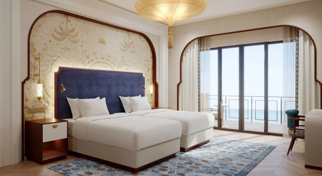 Люкс Ocean Skyline с 2 комнатами Отель Jumeirah Zabeel Saray Dubai