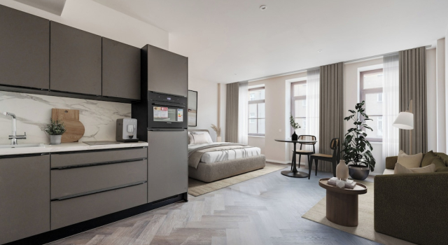 Студия Grand LYV Apartments - Berlin Neukölln