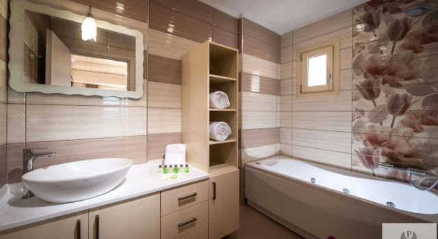 Люкс с 2 комнатами с видом на море Pilots Villas Luxury Suites