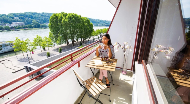 Номер Deluxe с балконом City Apartments Rheinterrassen