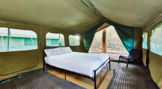 Кровать в общем номере RAC Margaret River Nature Park