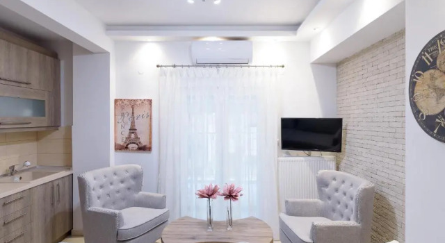 Апартаменты Lassani cozy and quiet, 2 bedroom apartm with spacious balcony