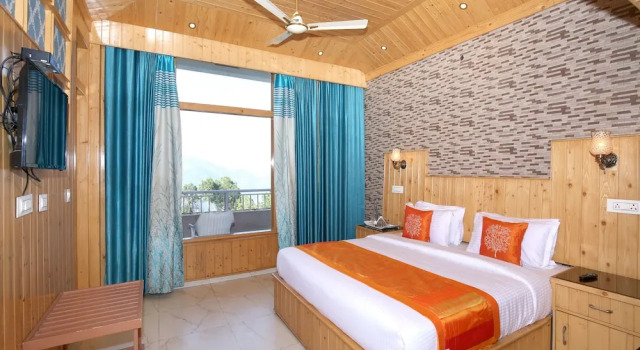 Номер Standard OYO 12170 Home Rustic Villa Kasauli
