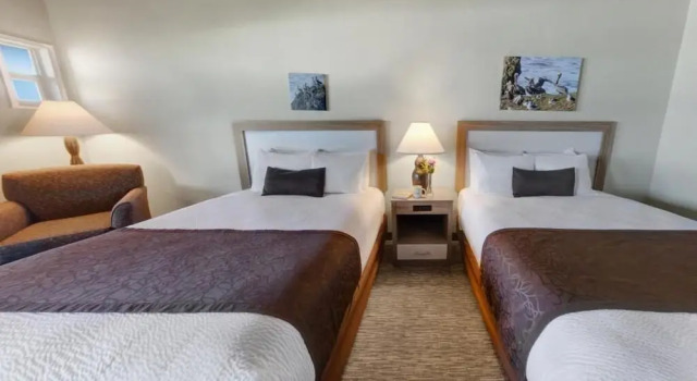 Четырёхместный номер Standard с красивым видом из окна Fireside Motel