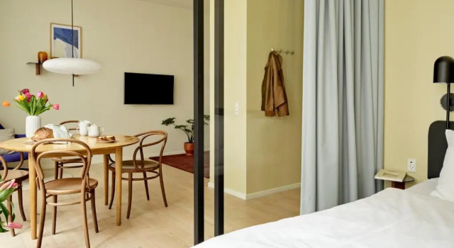 Апартаменты c 1 комнатой Apēron Apartment Hotel