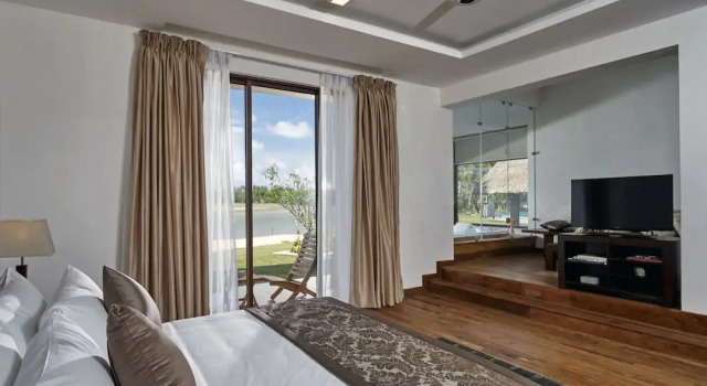 Suite junior 1 dormitorio con vista al río Amaranthe Bay Resort & Spa