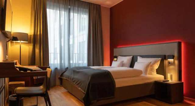 Двухместный номер Superior с красивым видом из окна Qube Hotel Bahnstadt