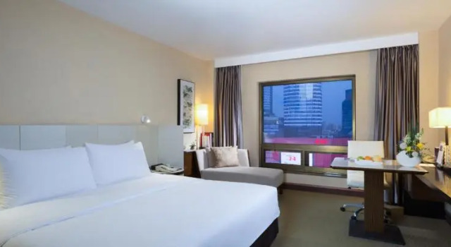 Номер Deluxe с видом на город Jinling Hotel