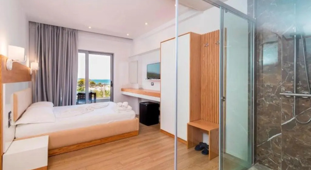 Двухместный номер Deluxe с балконом и с видом на море Ventus Hotel