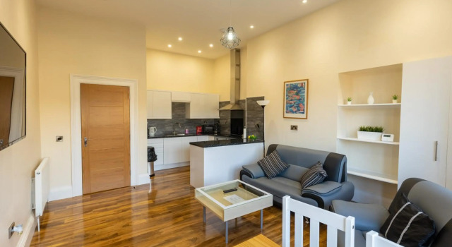 New 2 bed apartment with stunning views of Arthur Seat Mountain, Забронировать Апартаменты/квартира Эдинбург Midlothian, рядом с John McIntyre Conference Centre