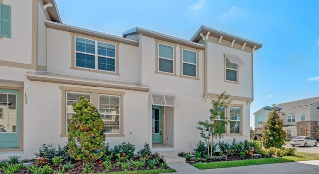 Luxury 4 Bedroom Townhome on Solara Resort, Orlando Townhome 2529, Book Feriehus Hoteller i Four Corners med pool, Swimmingpool