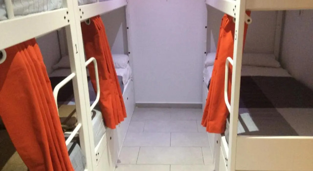Кровать в общем номере Hostelscat