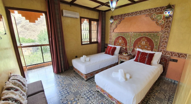 Двухместный номер Superior с балконом Dar Assarou - Toubkal National Park Lodge