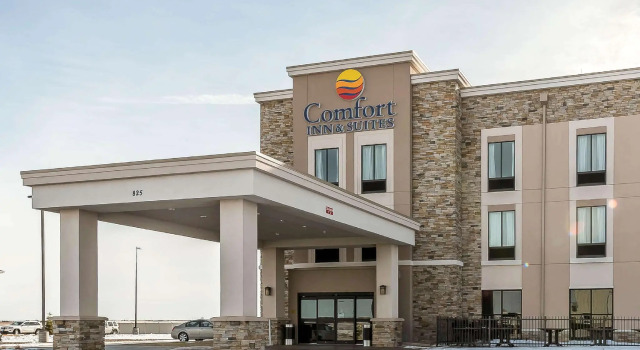 Кровать в общем номере Comfort Inn & Suites Sidney I-80