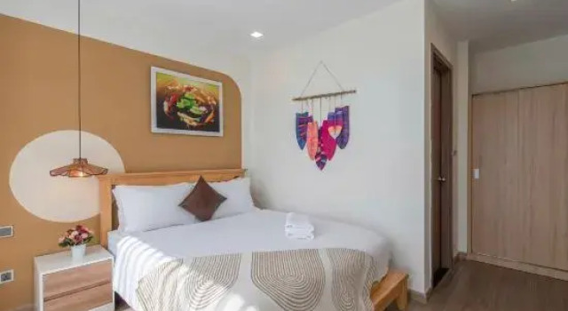 Апартаменты c 1 комнатой с балконом и с видом на город Vinhomes Luxstay Apartment