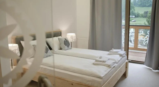 Двухместный номер Standard с балконом и с видом на горы Villa 11 Folk & Design