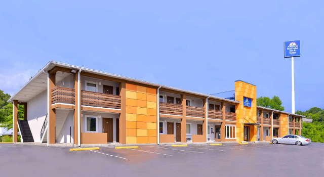 Кровать в общем номере Studio 6 Suites Chattanooga TN Lookout Mtn