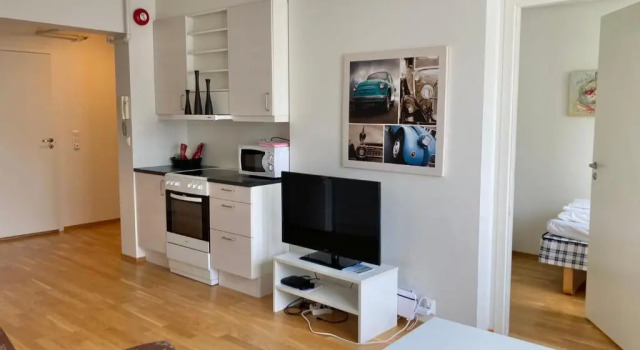 Апартаменты c 1 комнатой с балконом и с красивым видом из окна Parken Terrasse Apartment Hotel