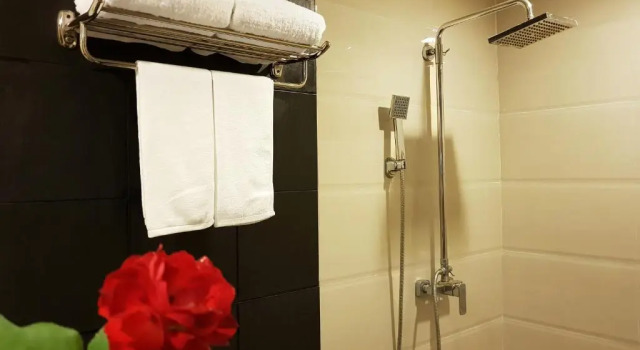 Кровать в общем номере Royal Bagan Hotel