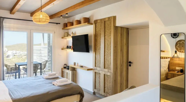 Люкс Comfort The Mykonist Merchia Beach Villas & Suites