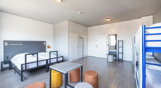 Шестиместный номер a&o Graz Hauptbahnhof