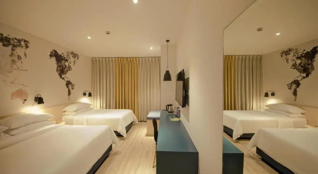 Двухместный номер Standard Kyriad Marvelous Hotel Shanghai Daning lnternational Plaza