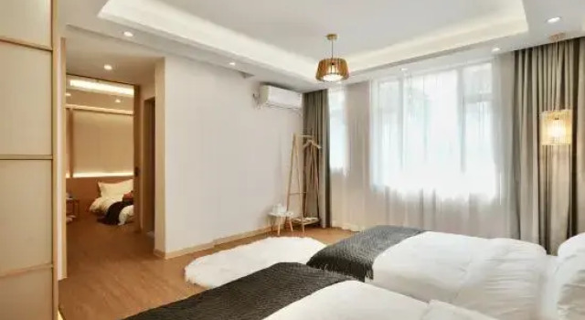 Семейный люкс с красивым видом из окна Quanhe Homestay