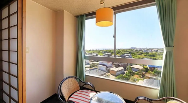 Номер Superior с частичным видом на море Boso Shirahama Umisato Hotel