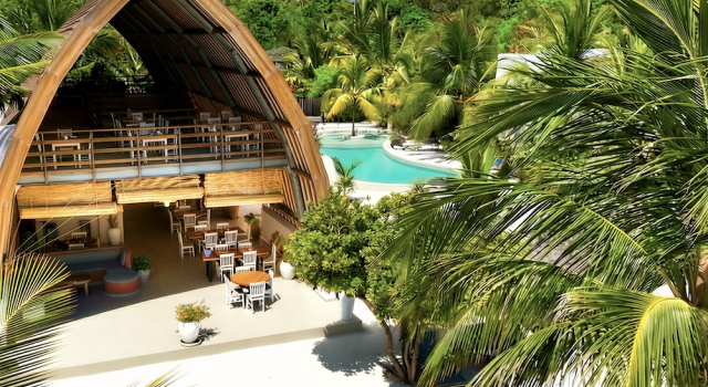 Семейная вилла с 3 комнатами с видом на океан Kijani Beach Villas