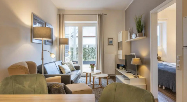 Rodehuus Wohnung 3, Забронировать Апартаменты/квартира Боркум East Frisian Islands, рядом с Оздоровительный центр и аквапарк "Гецайтенланд"