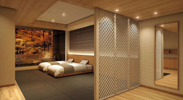 Двухместный полулюкс Ooedo Onsen Monogatari Premium Iwatehanamaki