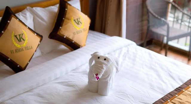 Двухместный номер Deluxe с балконом Hoi An Vi Khoa Villa