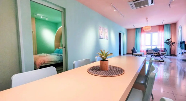 Апартаменты с 2 комнатами Octagon Ipoh Family Suites