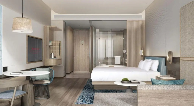 Двухместный номер Standard с видом на океан Qinhuangdao Marriott Resort