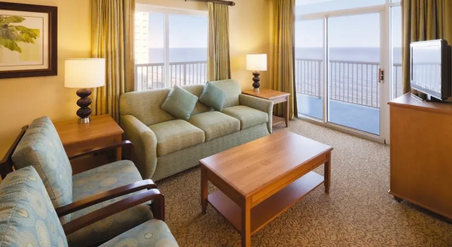 Номер Standard c 1 комнатой с балконом Club Wyndham SeaWatch Resort