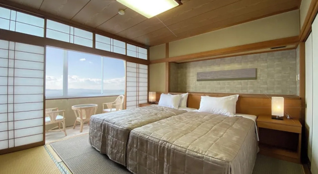 Двухместный номер Standard Gamagori Onsenkyo Mikawa Bay Hills Hotel