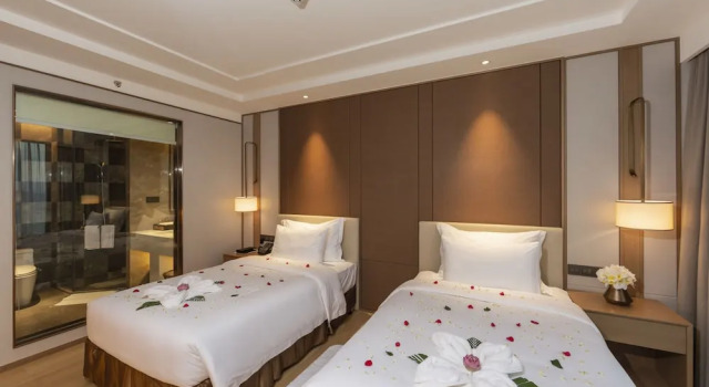 Двухместный номер Standard с балконом и с видом на город Jing Shang Hotel