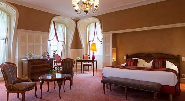 Номер Standard Château de Beaulieu et Magnolia Spa, The Originals Relais