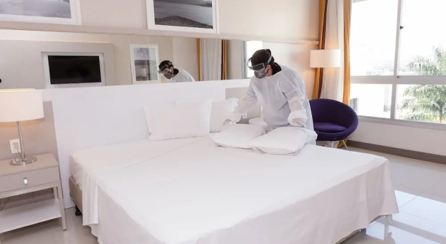 Двухместный номер Deluxe с видом на бассейн Esuites Lagoa Santa
