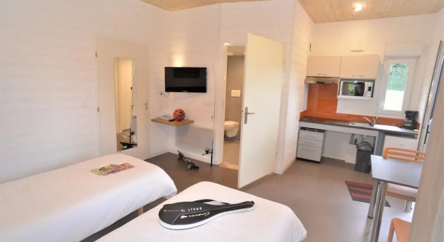 Студия c 1 комнатой Camping Le Val de Landrouet
