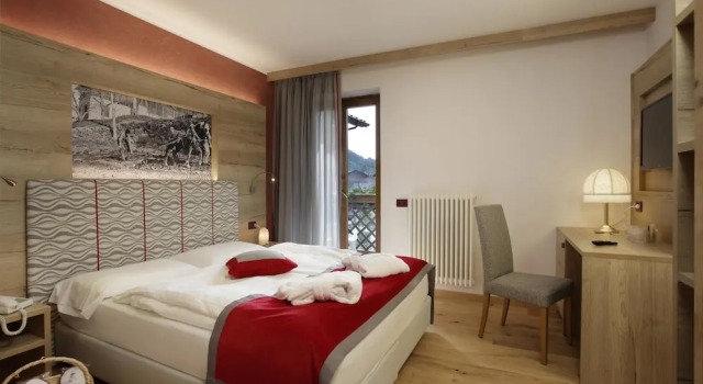 Двухместный номер Comfort с балконом Tevini Dolomites Charming Hotel