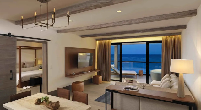 Люкс Estancia с 2 комнатами с видом на океан Unico Hotel Riviera Maya Adults Only