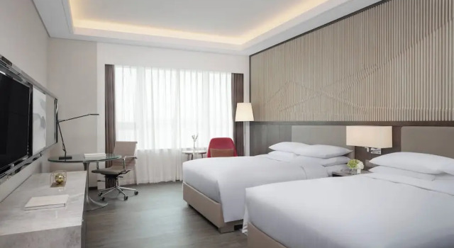 Четырёхместный номер Standard с видом на город Courtyard by Marriott Xiamen Haicang