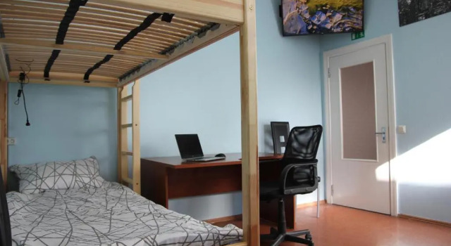 Кровать в общем номере (мужской номер) Central Hostel Jelgava