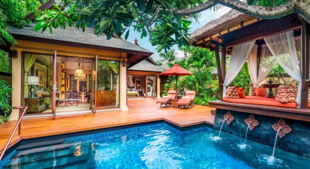 Двухместная вилла с бассейном Gardenia c 1 комнатой с видом на сад The St. Regis Bali Resort