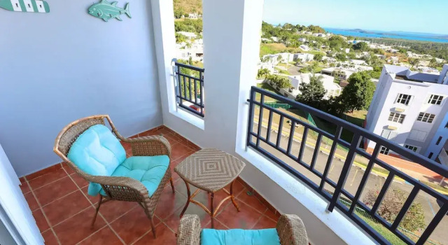 Relaxing Poolside Getaway With Balcony